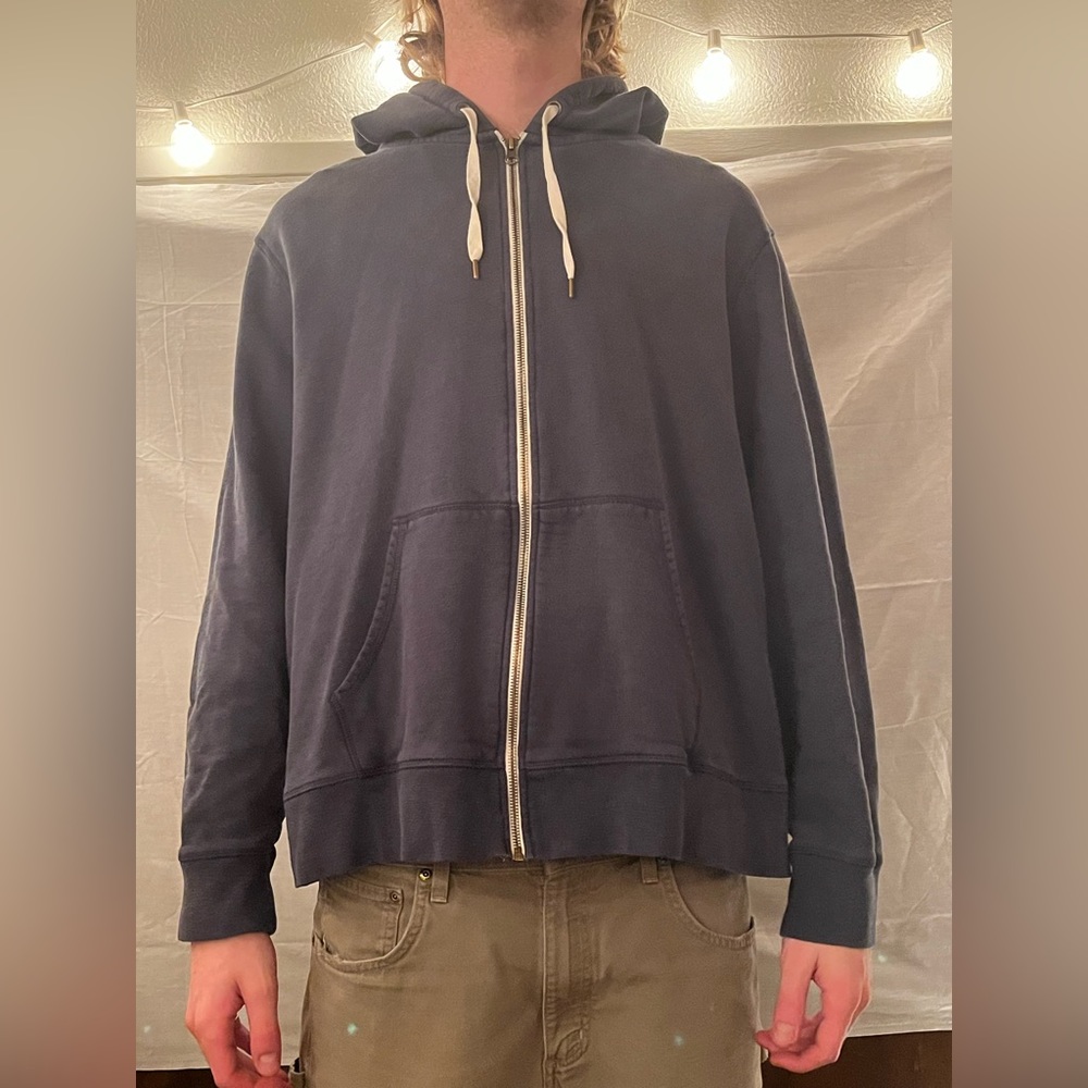 GOODTHREADS - Men’s Navy Blue Hoodie - XXL